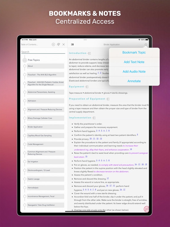 Lippincott Nursing Procedures iPad screenshot 8 - Medical app