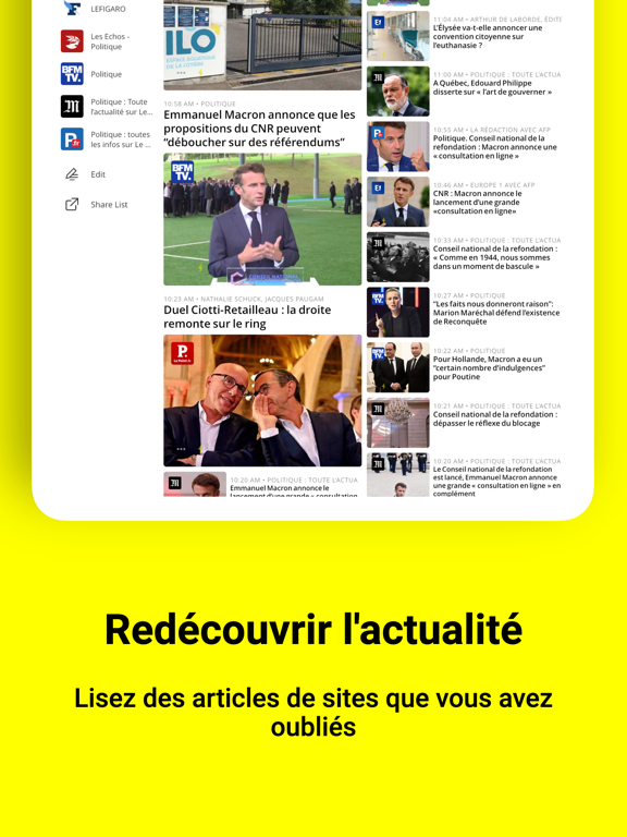 Screenshot #6 pour Fiper - Lecteur nouvelles RSS