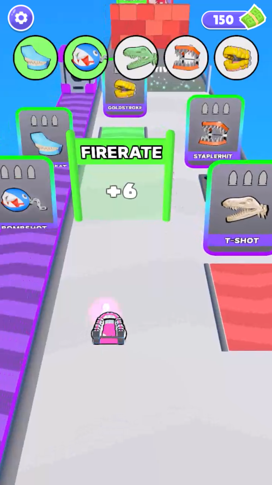 #7. Jaw Runner 3D (iOS) Podle: 3HILLS DOO