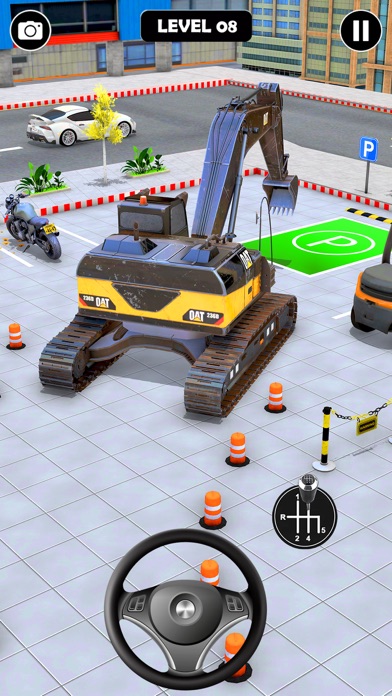 Excavator Truck Parking 3D Screenshot
