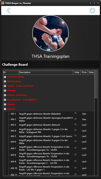 THSA-TS Handball Training Screenshot