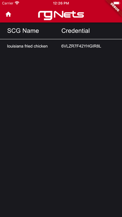 Screenshot #2 pour rXg Shared Credentials Manager
