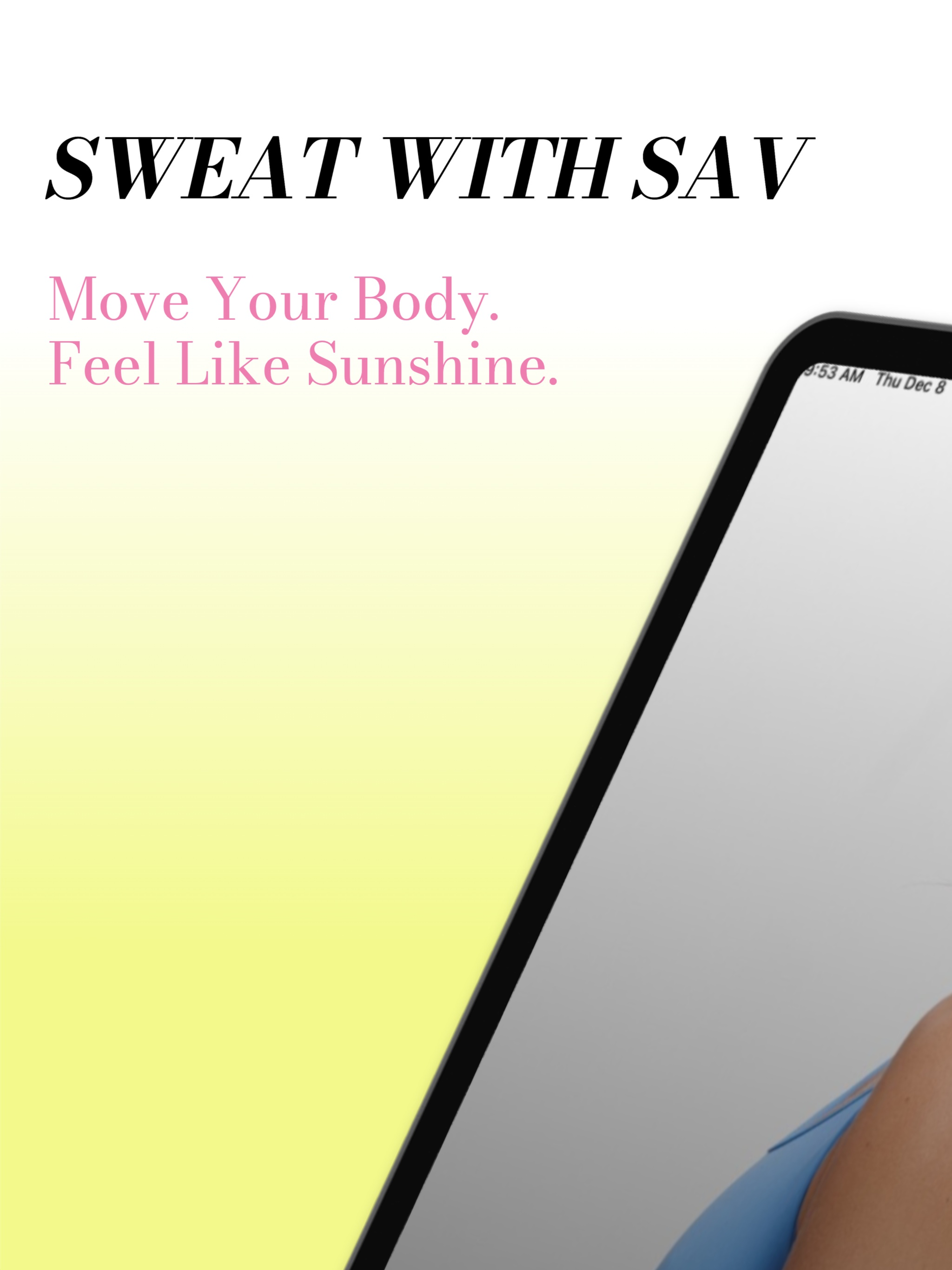 Sweat With Sav screenshot 6