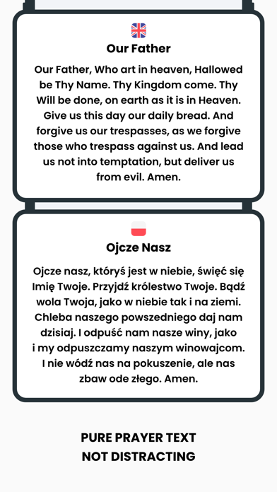 Polish - English Prayerbook Screenshot