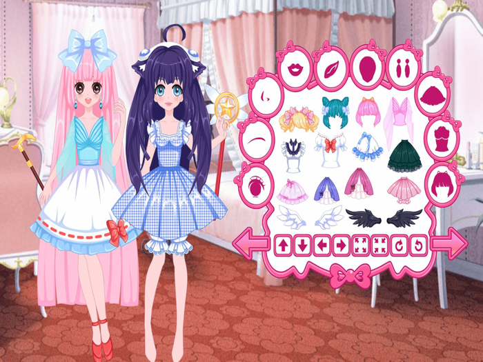 Anime dress up avatar game