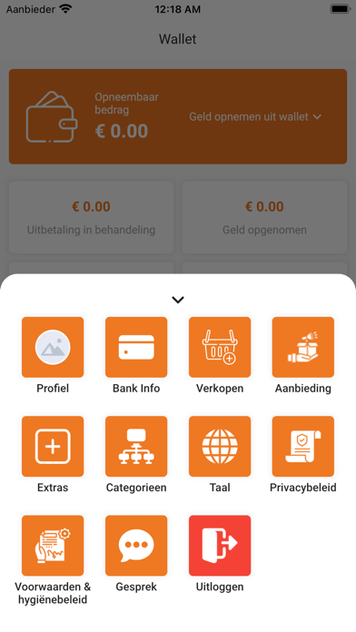 Thuis eten - Verkopen Screenshot