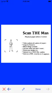 How to cancel & delete scan the man 2