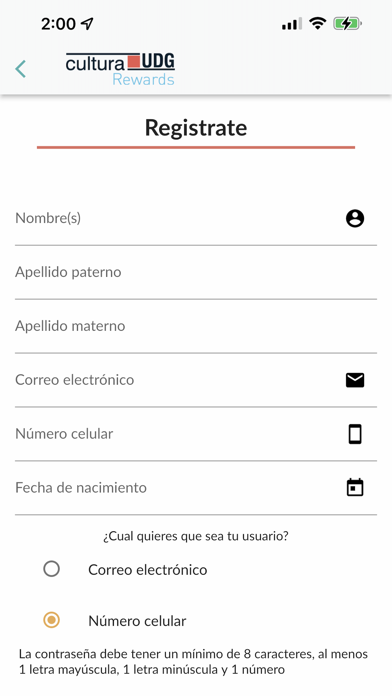 Cultura UDG Screenshot