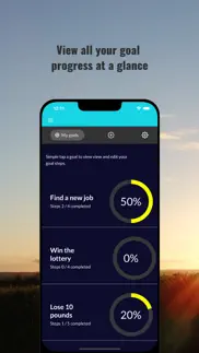 achieve my goals iphone screenshot 1