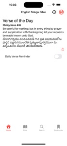 English - Telugu Bible screenshot #4 for iPhone