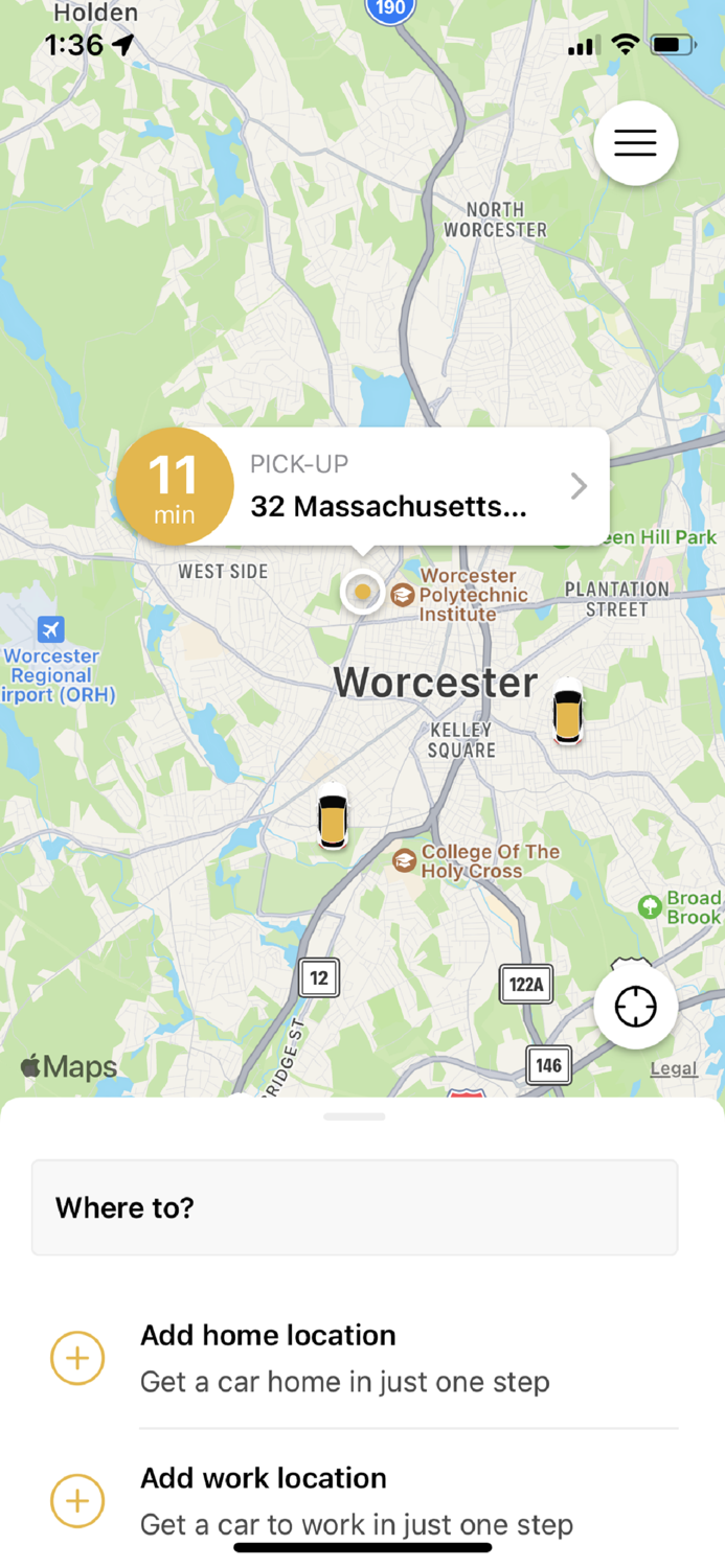 Worcester Yellow Cab