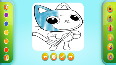 Glitter Dolls Doodle Book Game Screenshot