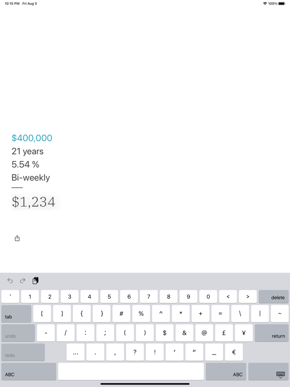 Screenshot #5 pour SimpleCalc Canada