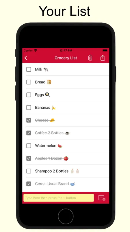 Shopping List - Simple & Easy screenshot 3 of 3
