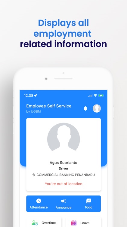 Employee Self Service by UGBM