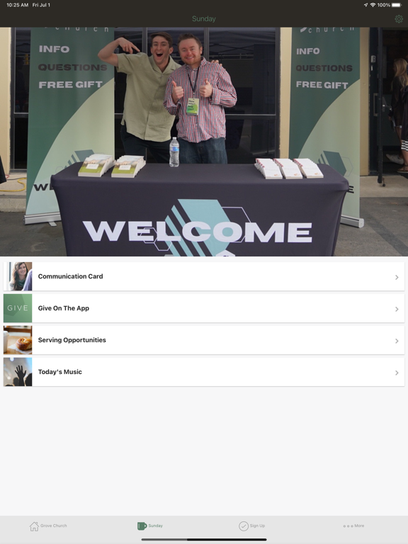 The Grove Church San Diego iPad screenshot 2 - Lifestyle app