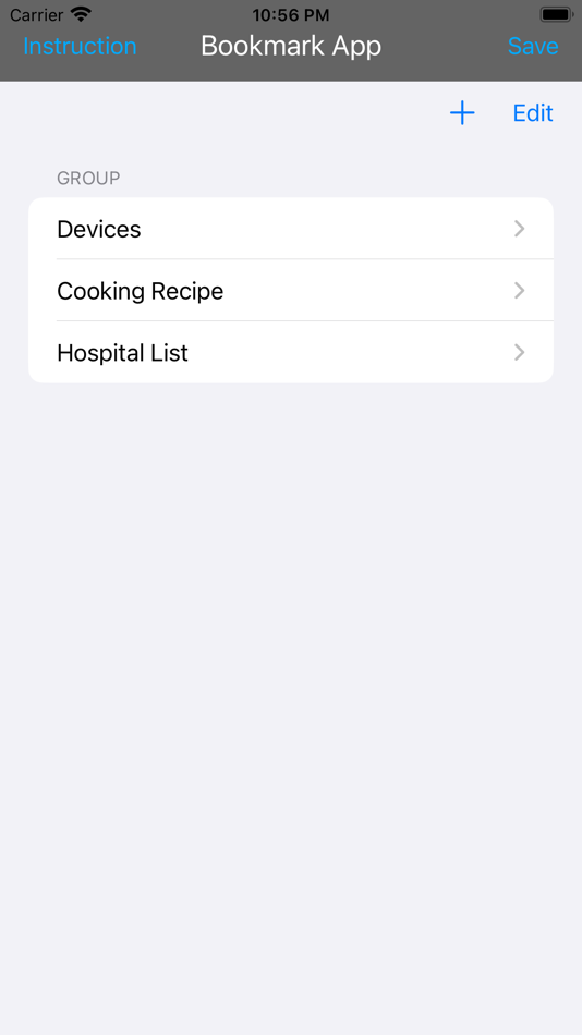 #7. BookmarkApp-PasteURL (iOS) By: Risako Asai