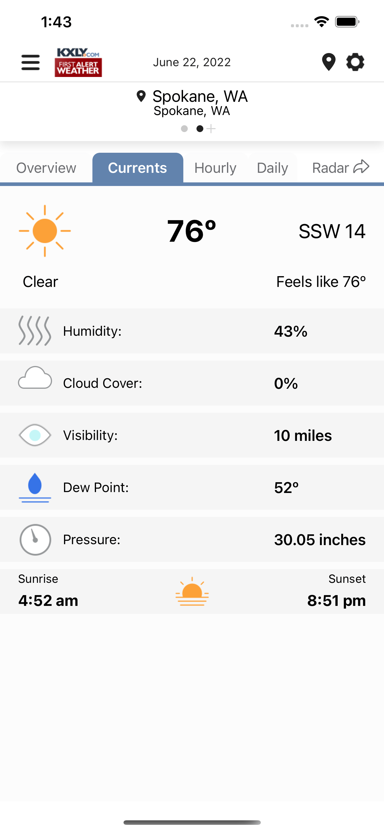 KXLY Weather screenshot 4