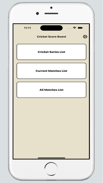 Cricket Scores Board