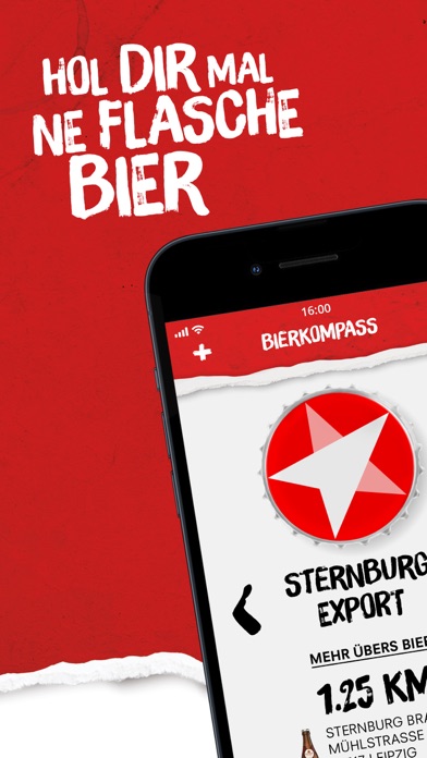 Sterni Bierkompass Screenshot