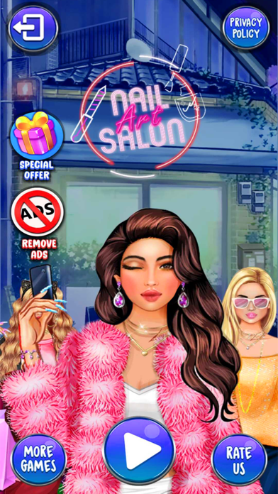 Super Stylist Nail Salon Games Screenshot