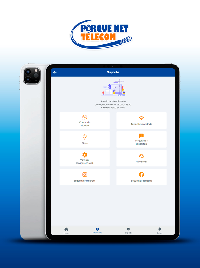 ParqueNet Telecom App Cliente