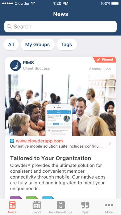 RIMS - Risk Management Society Screenshot