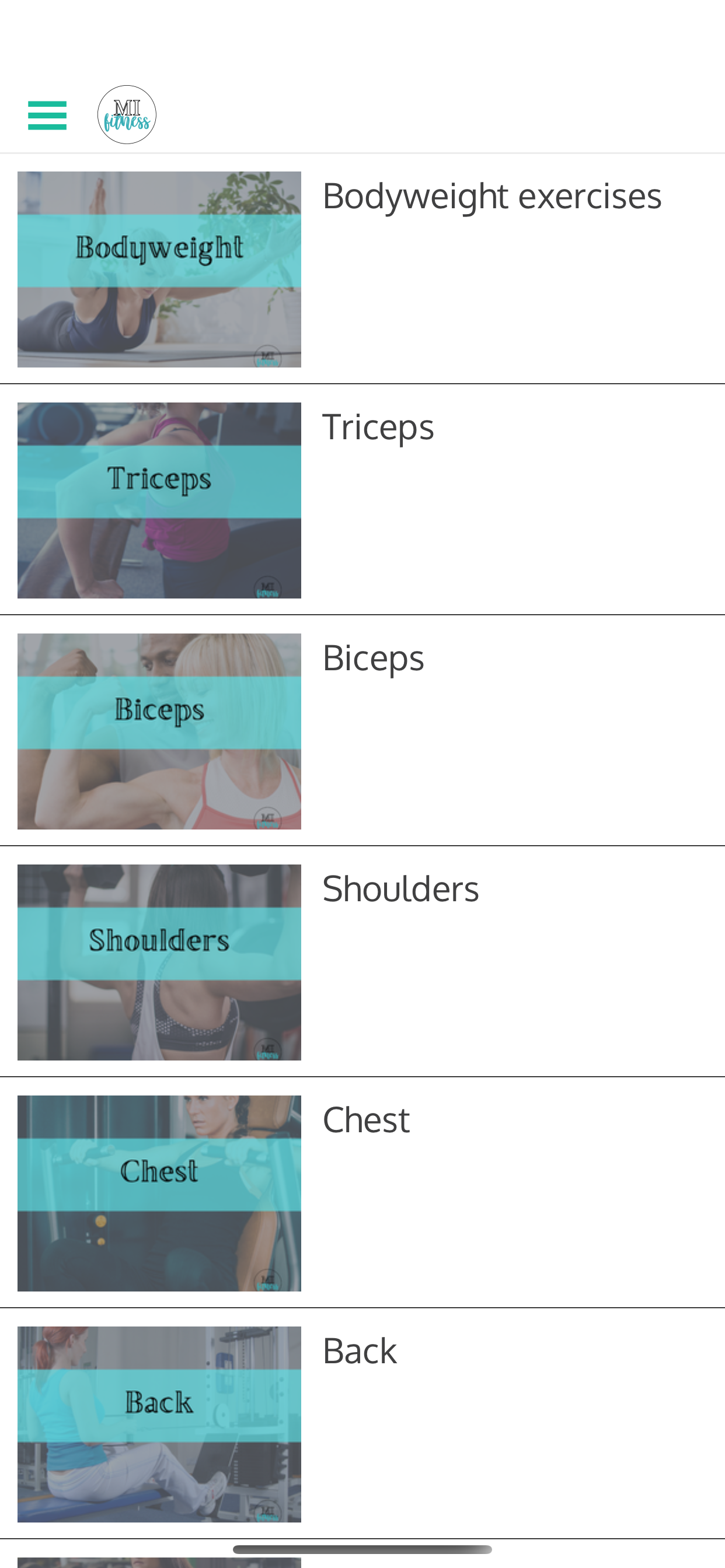MIFIT app