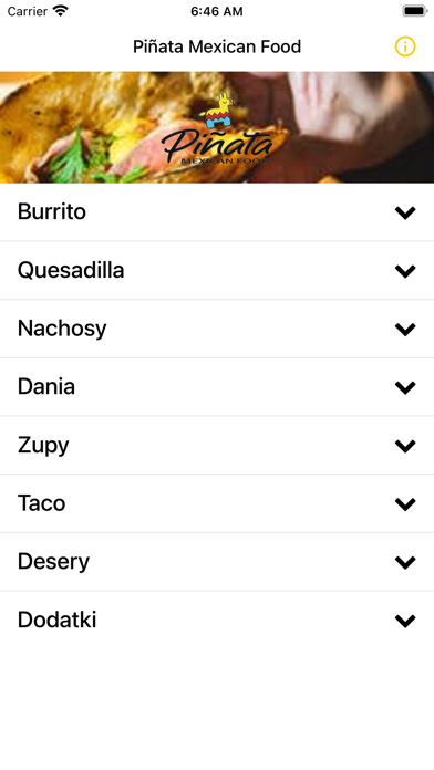 Pinata Mexican Food Screenshot