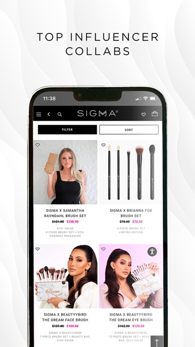 Sigma Beauty Screenshot