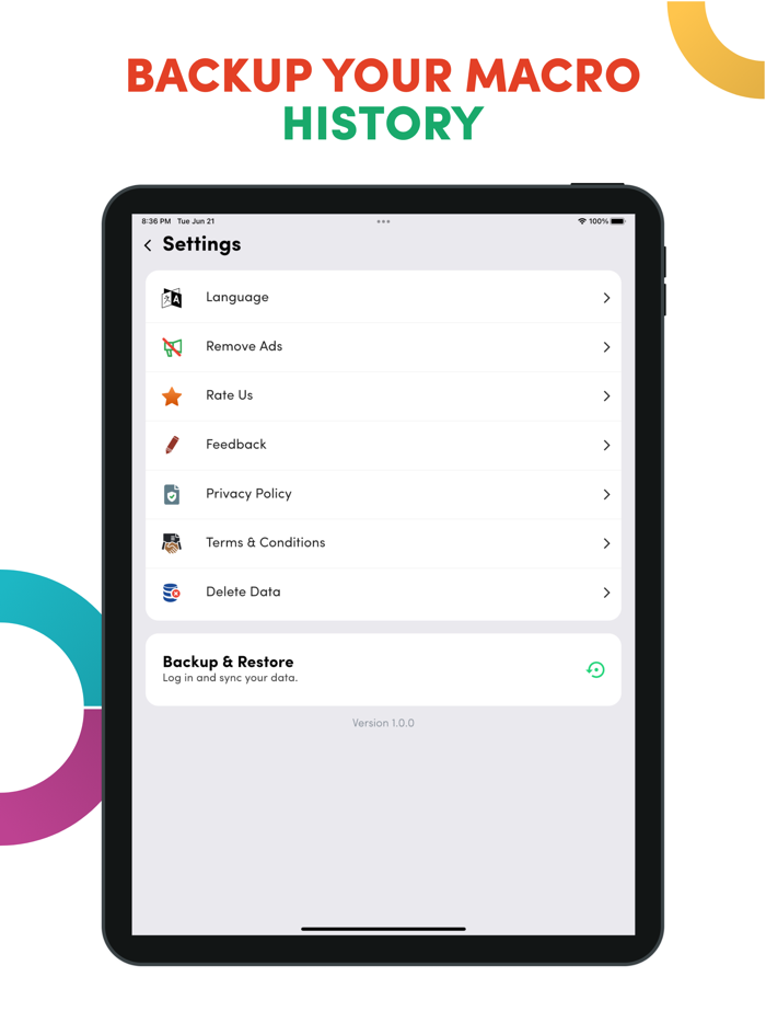Macro Calculator for Weight GL