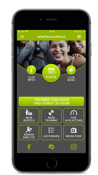 SPORTarena IMPULS GmbH Screenshot