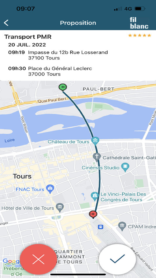 #5. KTA Fil Blanc (iOS) 由: KTA Keolis Tours Acces