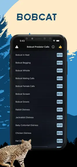 Game screenshot Bobcat Magnet - Predator Calls mod apk