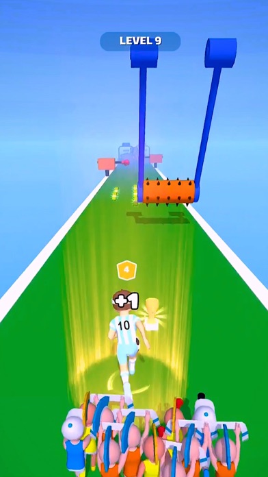 Football Gold Ball Soccer Run Screenshot