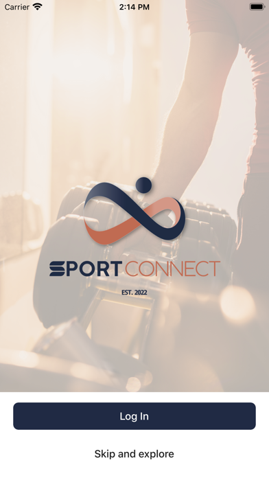 Sport Connect. Screenshot