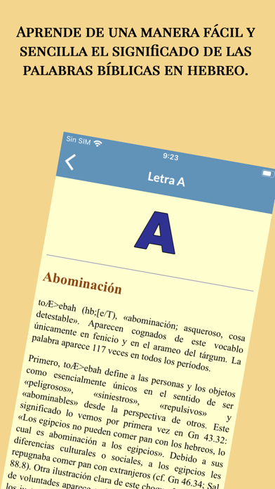 Diccionario Hebreo Bíblico Screenshot 2 - AppWisp.com Diccionario Hebreo Bíblico Screenshot 2 - AppWisp.com