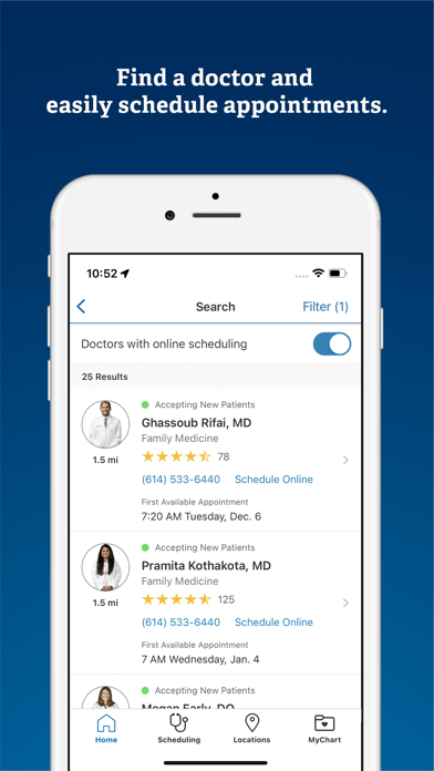 OhioHealth Screenshot