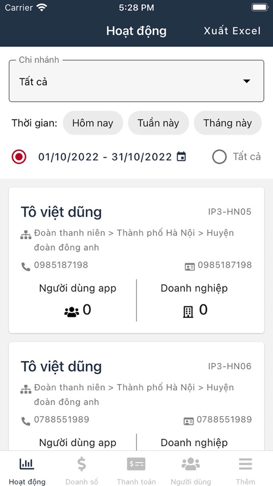 #1. i-HR IP (iOS) Podle: Trung Tran