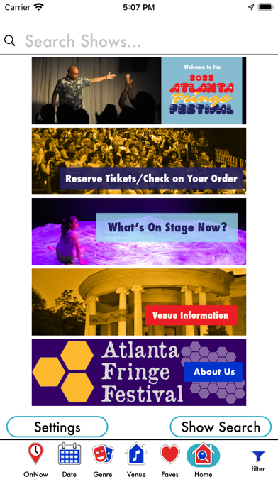 Atlanta Fringe 2022 Screenshot