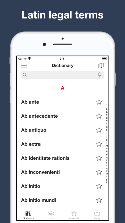 Latin Legal Terms Dictionary - 2.0 - (iOS)