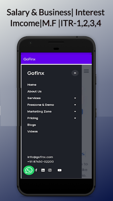 GoFinx Screenshot