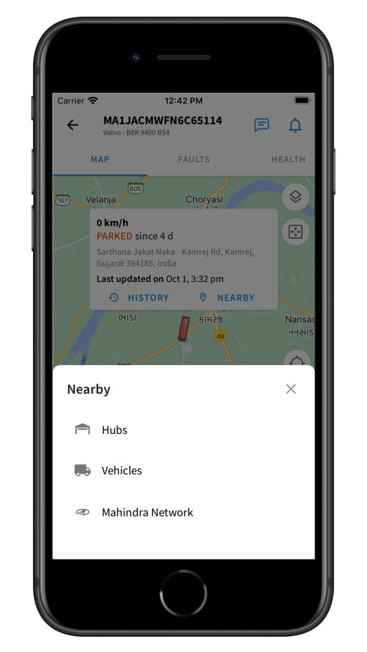 #7. Mahindra iMAXX (iOS) 由: Intangles Lab Pvt. Ltd