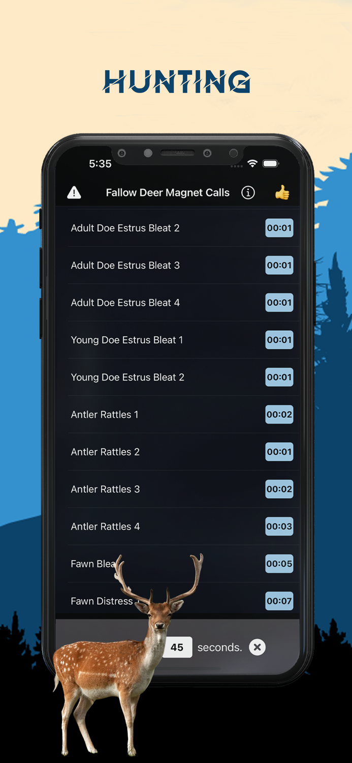 Fallow Deer Magnet- Deer Calls