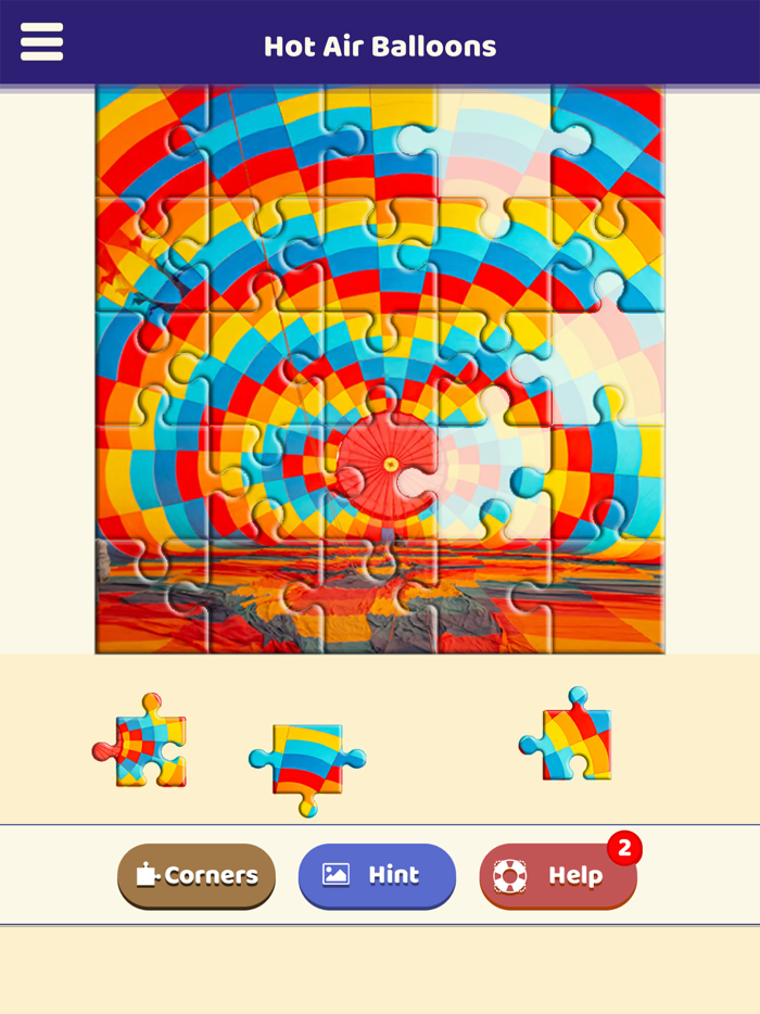 Hot Air Balloons Puzzle