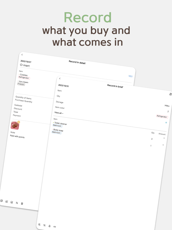 Dotory - Item management