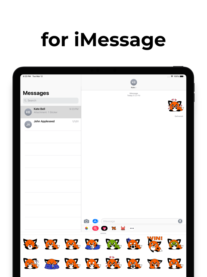 Fox emoji and Stickers foxy