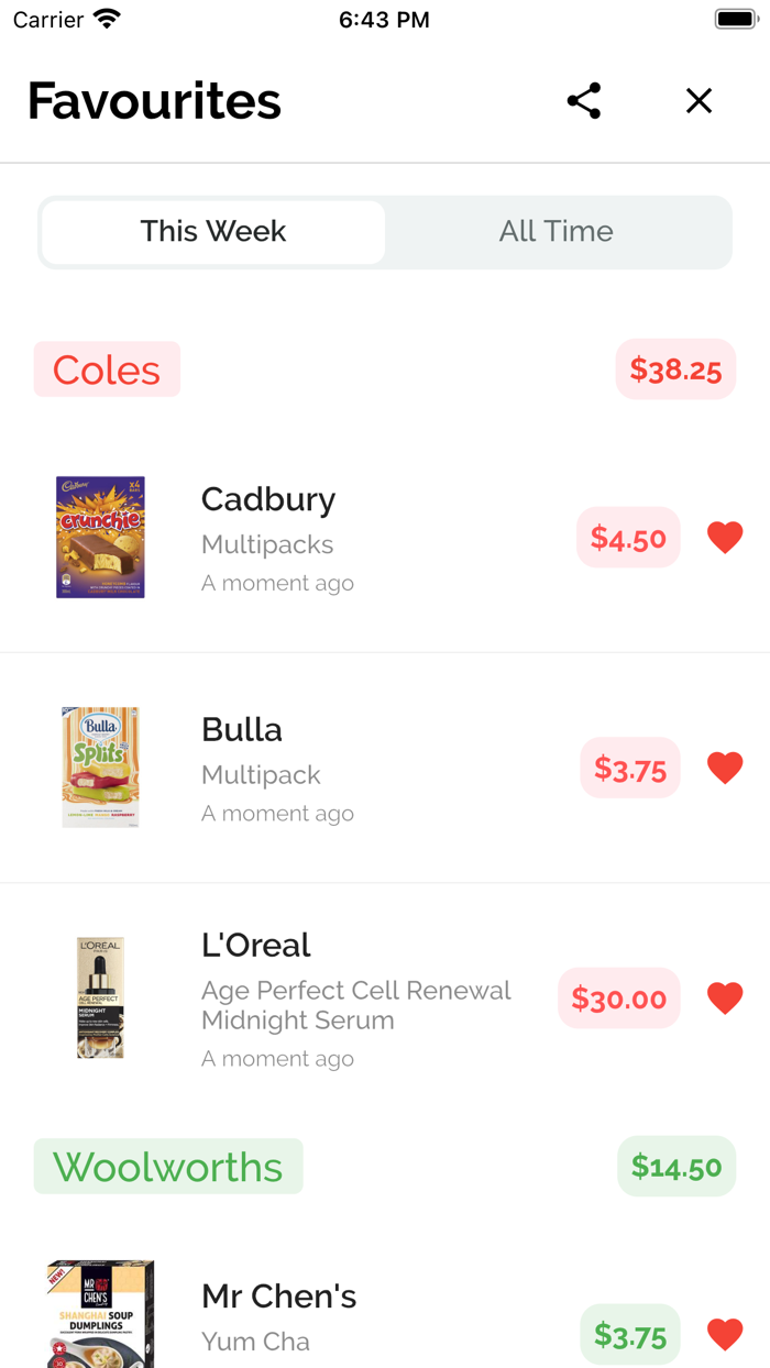 Half Price Grocery Deals