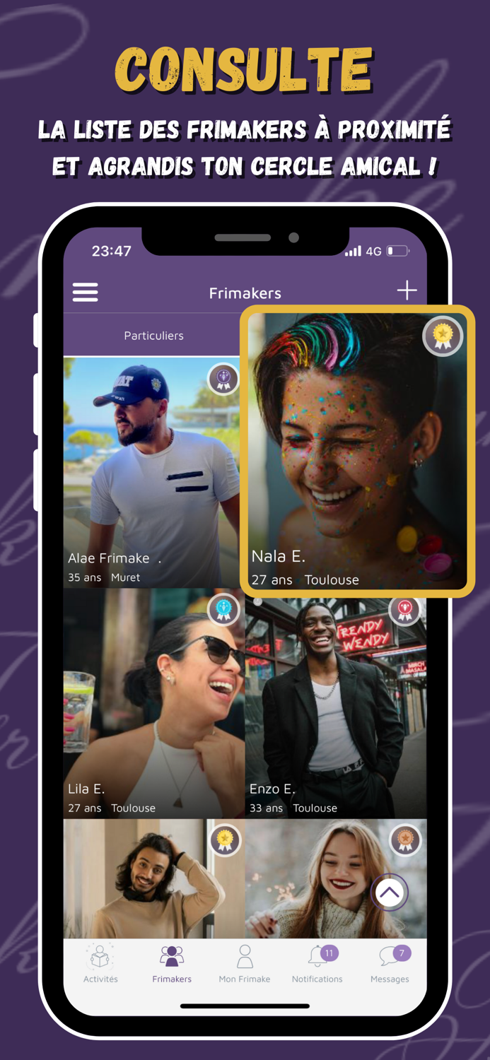 Frimake - Rencontres amicales