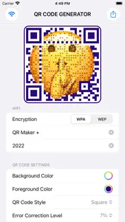 qr maker & widget iphone screenshot 3